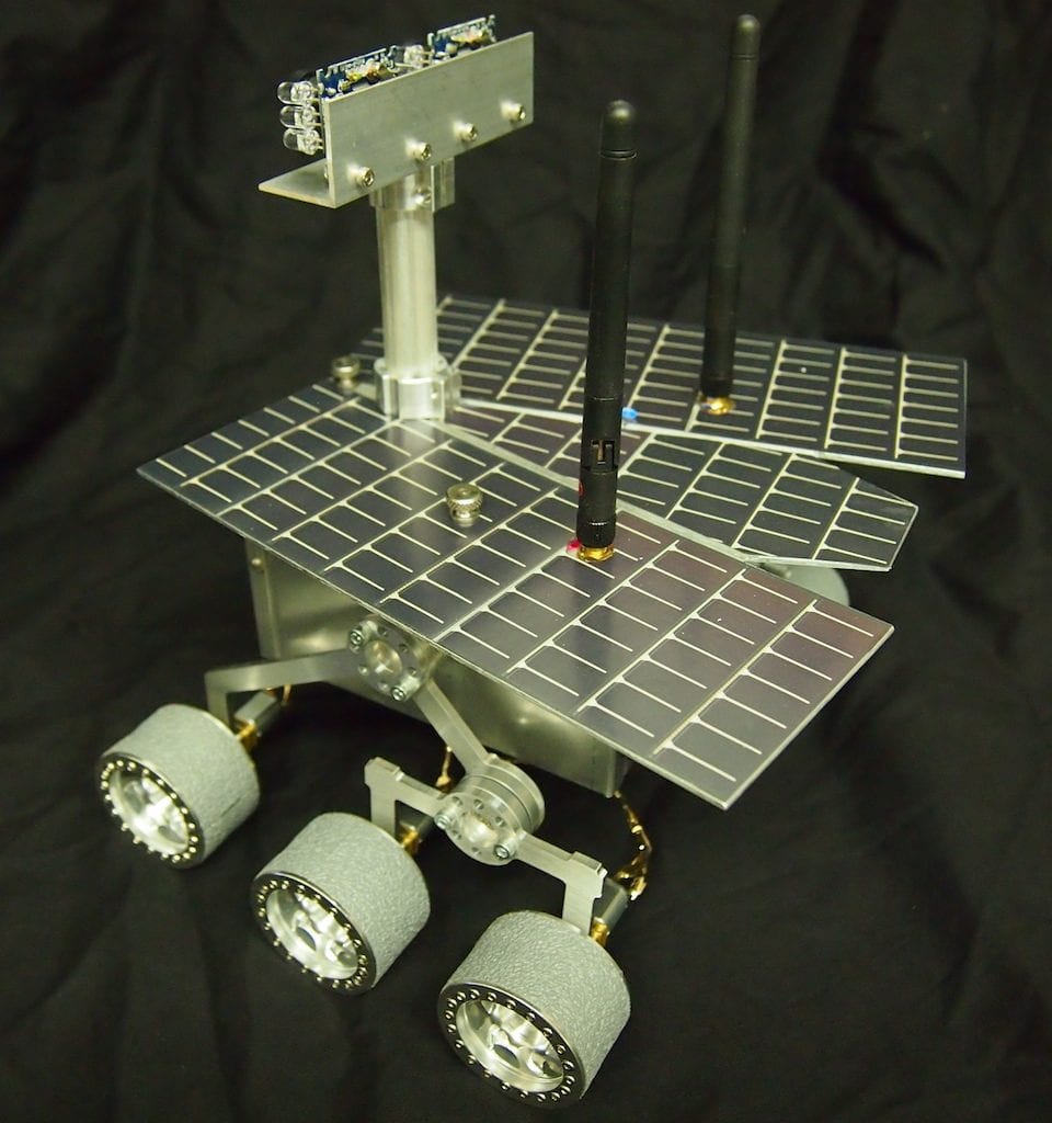 Mini Mars Rover – Top Rear View