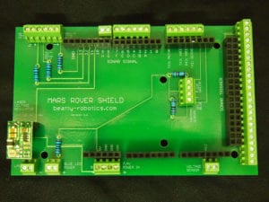 Our new Mars Rover Arduino Shield